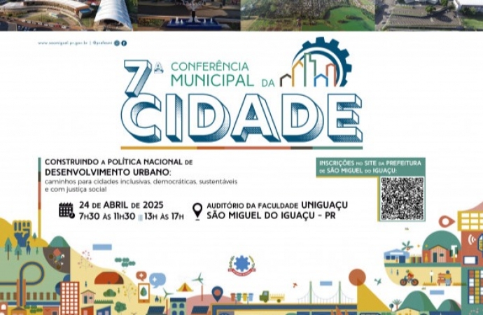 Governo Municipal convoca comunidade para participar da 7ª Conferência Municipal da Cidade