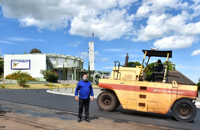 Governo de São Miguel do Iguaçu  inicia projeto de recape asfáltico com recursos próprios do município