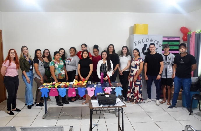 Governo Municipal de São Miguel do Iguaçu promoveu o 8º encontro do Grupo de Gestantes