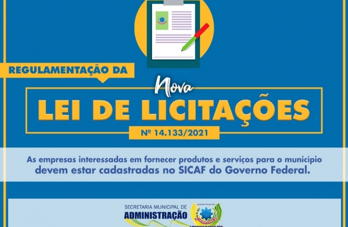 Governo Municipal  de São Miguel do Iguaçu regulamenta a utilização da Nova Lei de Licitações