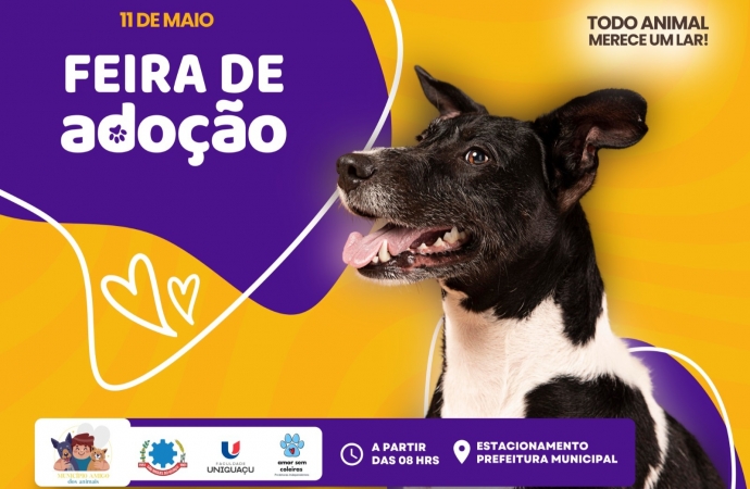 Governo municipal de São Miguel do Iguaçu vai realizar feira de adoção no dia 11 de maio