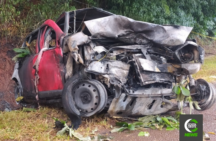 Grave acidente deixa dois mortos na BR-277 em São Miguel do Iguaçu