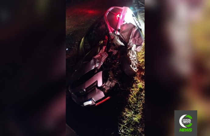 Grave acidente deixa motociclista morto em Medianeira