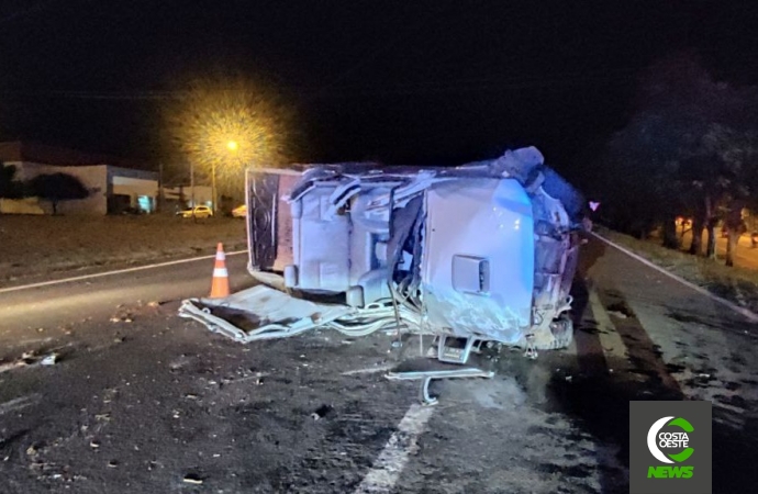 Grave acidente é registrado na BR-277 em São Miguel do Iguaçu