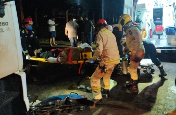 Grave acidente é registrado na PR 488 em Santa Helena