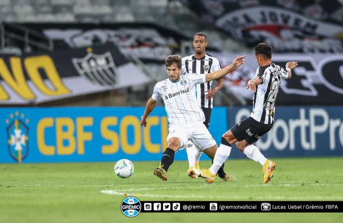 Grêmio tem confronto direto com Atlético-MG nesta quarta-feira (20)