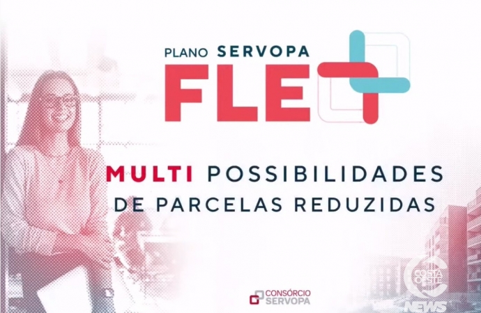 Servopa lança o Plano Flex com possibilidade de meia parcela e ainda entrega de brinde vouchers de viagens