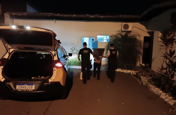 Guarda municipal cumpre mandado de prisão na área central de São Miguel do Iguaçu