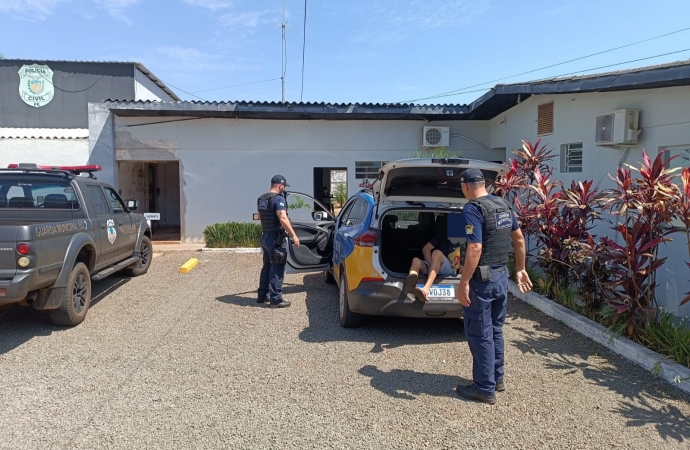 Guarda Municipal de São Miguel do Iguaçu conduz homem  por posse de droga