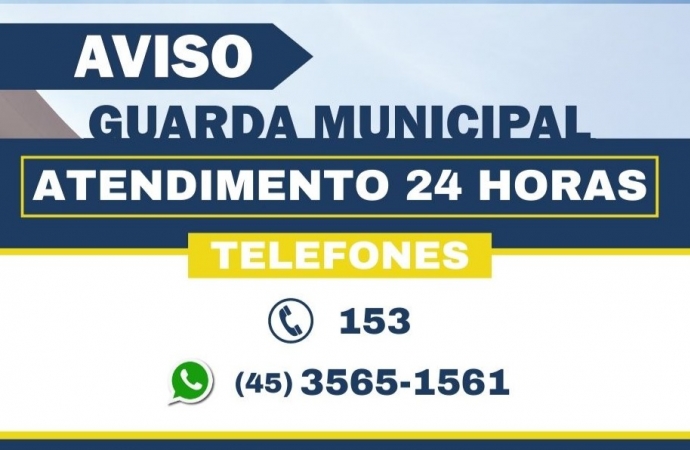 Guarda Municipal volta a atender 24 horas por dia e passa a receber solicitações via WhatsApp