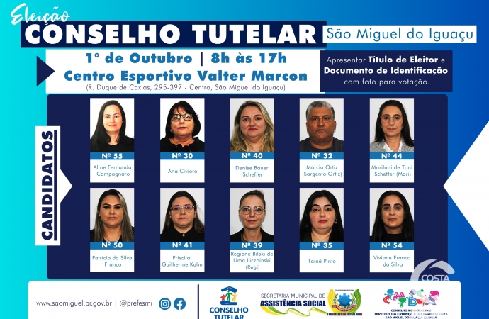 Hoje é dia de Escolher os novos Conselheiros Tutelares