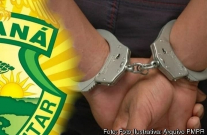 Homem descumpre medida protetiva e é preso pela Polícia Militar de Itaipulândia