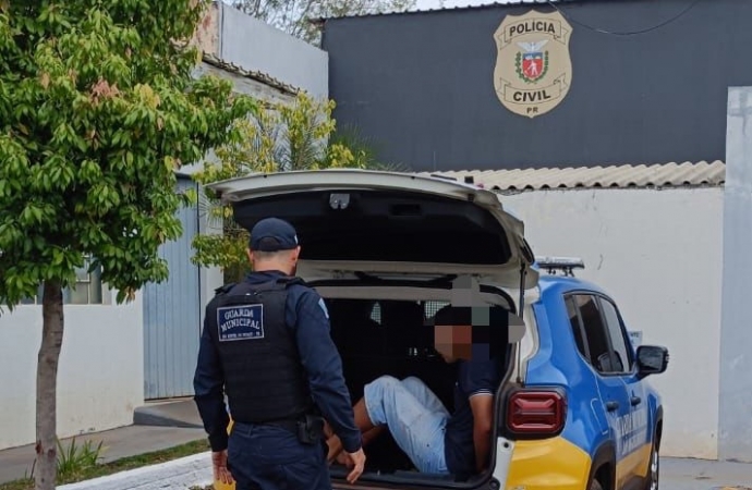 Homem é detido por populares após furtar moto em São Miguel do Iguaçu