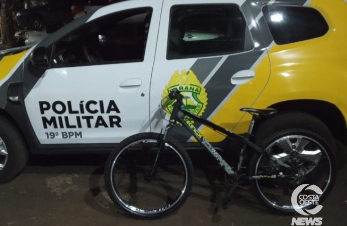 Homem é preso em flagrante furtando bicicleta no centro de Santa Helena