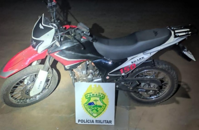 Homem é preso com motocicleta furtada em Santa Helena