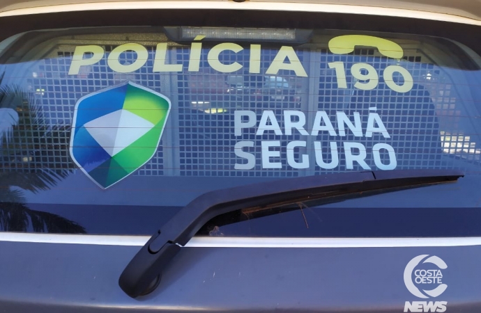 Homem é preso pela Polícia Militar suspeito de violência doméstica em São Migue do Iguaçu