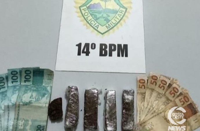 Homem é preso por tráfico de drogas na Vila Ipiranga em São Miguel do Iguaçu