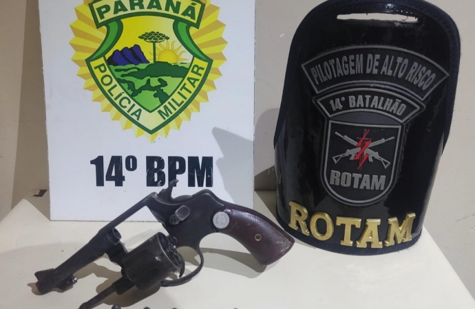 Homem é preso por violência doméstica e posse irregular de arma de fogo em Medianeira