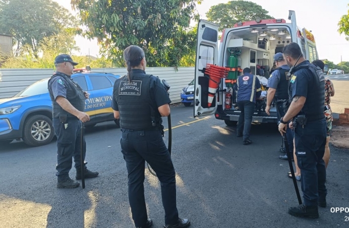 Homem em surto psicótico é contido pela Guarda Municipal em São Miguel do Iguaçu