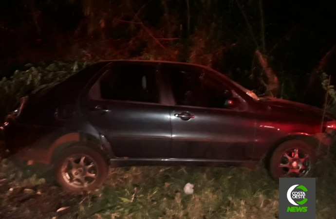 Homem fica ferido em capotamento durante a madrugada na PR 317 em Santa Helena