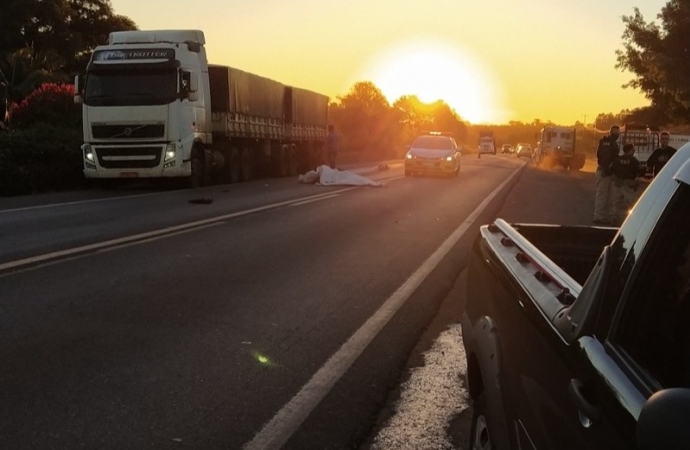 Homem morre em grave acidente na BR-163 em Mercedes