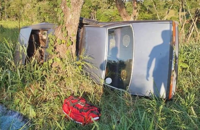 Homem morre em acidente na PR 488 em Diamante do Oeste