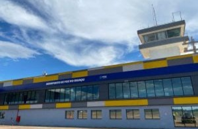 Homologação da pista do Aeroporto de Foz do Iguaçu avança para fase de instalação do ILS