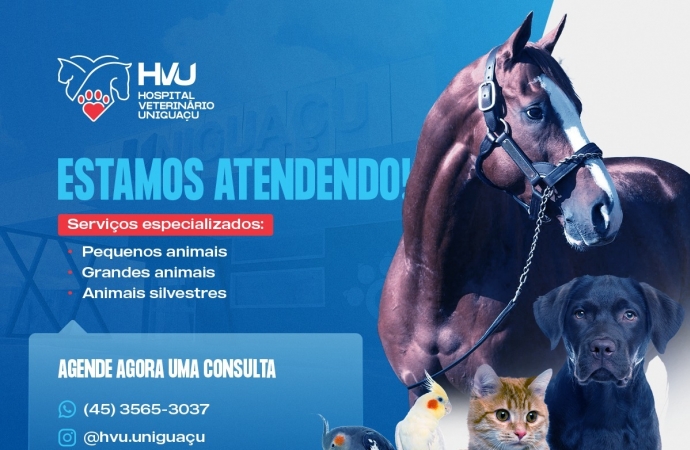 Hospital veterinário da faculdade Uniguaçu contará com centro cirúrgico