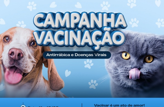 Hospital Veterinário UNIGUAÇU Escola inicia campanha de vacinação contra doenças virais para cães e gatos nesta sexta (11)