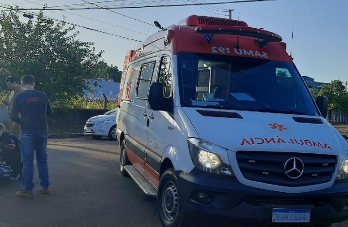 Idosa conduzindo bicicleta elétrica é atropelada em Santa Helena