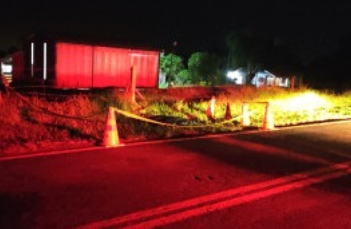Idoso morre atropelado na rodovia PR 495 entre Medianeira e Serranópolis