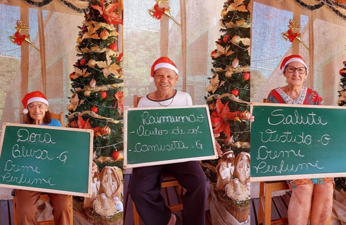 “Adote um idoso neste Natal”: veja os pedidos dos vovôs e vovós do Lar dos Idosos de São Miguel do Iguaçu