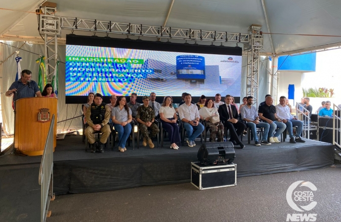 Inauguração da Central de Monitoramento de Segurança e Trânsito de Medianeira