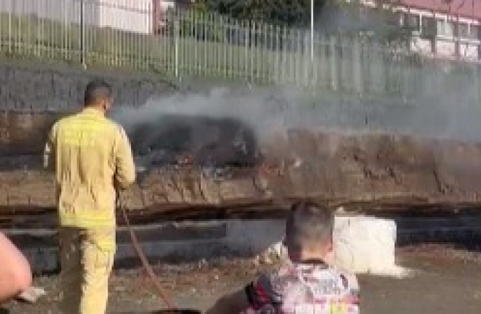 Incêndio atinge monumento histórico em São Miguel do Iguaçu