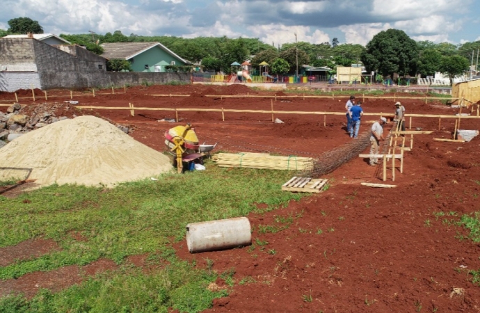 Iniciadas as obras da Mini Arena no Bairro Jardim Gramado em Missal