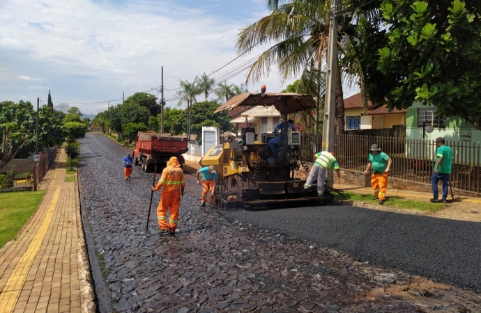 Iniciadas as obras de pavimentação nas ruas do Bairro Renascer em Missal