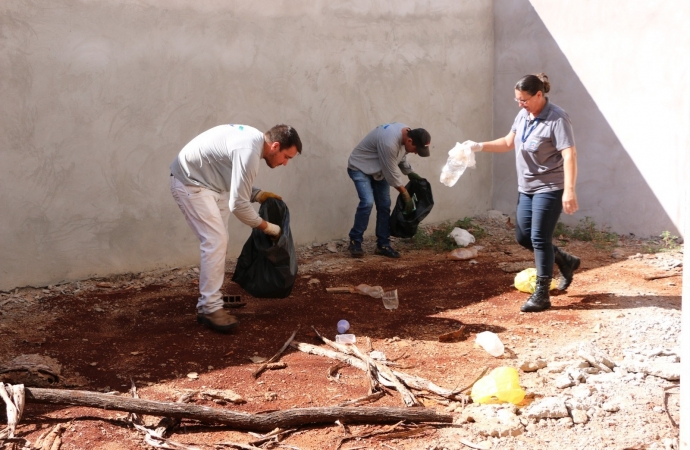 Integrantes da Administração, lideranças empresariais, religiosas e comunitárias continuam campanha contra dengue em Santa Helena