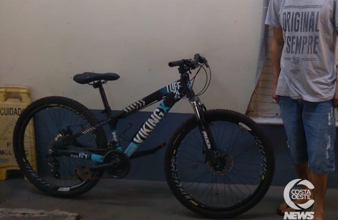 Inusitado: rapaz se arrepende e devolve bicicleta furtada em Santa Helena