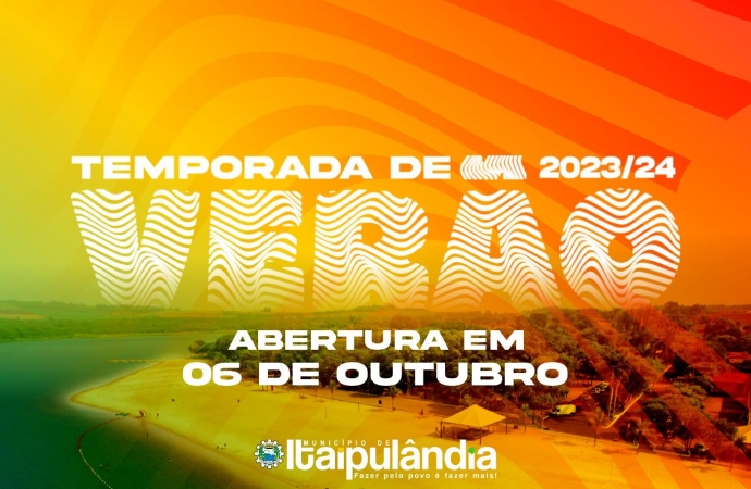 Itaipulândia antecipa e Temporada de Verão no Balneário Jacutinga começa na sexta-feira (6)
