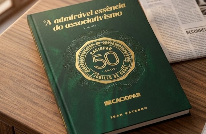 Jornalista Jean Paterno lança livro sobre os 50 anos do associativismo no Oeste