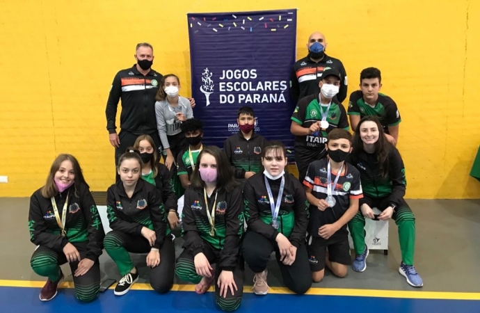 Karatê de São Miguel do Iguaçu conquista 07 medalhas nos Jogos Escolares do Paraná