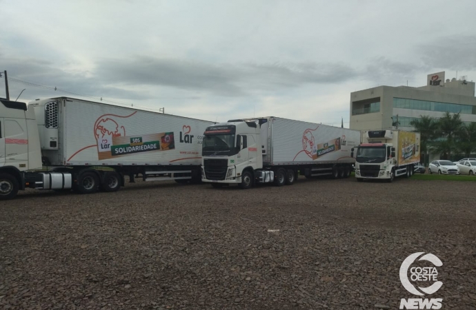 Lar Cooperativa Agroindustrial une esforços em prol do Rio Grande do Sul após desastre das enchentes