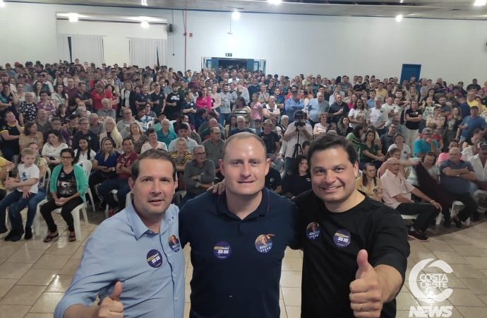 Marcel Micheletto e Sandro Alex lançam candidaturas a deputado em Santa Helena