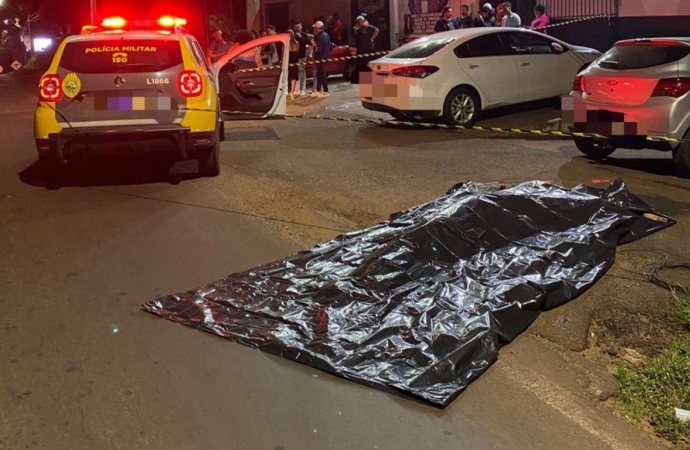 Medianeira: Homem é encontrado morto a tiros na Avenida 24 de Outubro