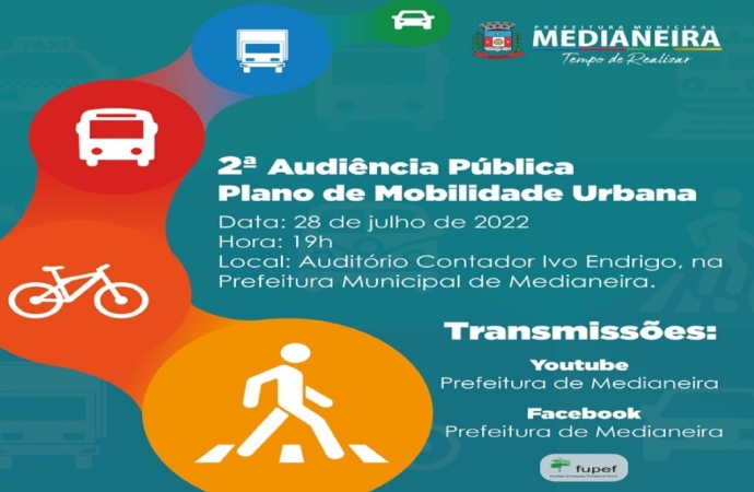 Medianeira realiza 2ª Audiência Pública do Plano de Mobilidade Urbana
