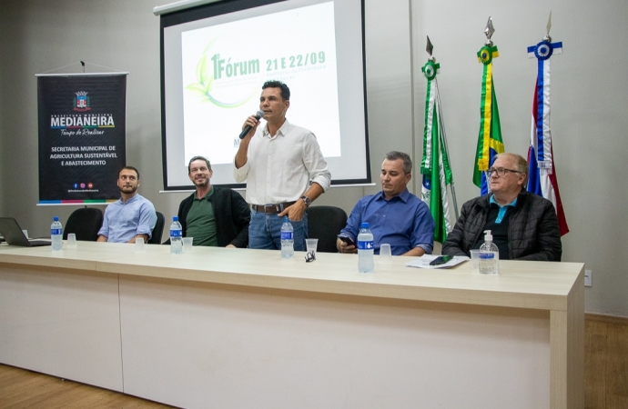 Medianeira realizou o 1º Fórum Municipal de Meio Ambiente, Sustentabilidade e Inovação