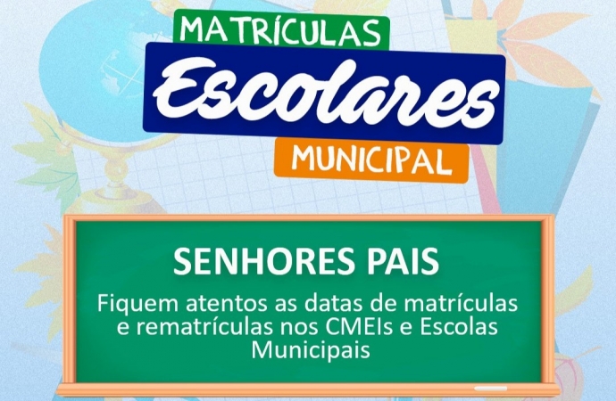 Medianeira: Rematrículas iniciam na próxima semana