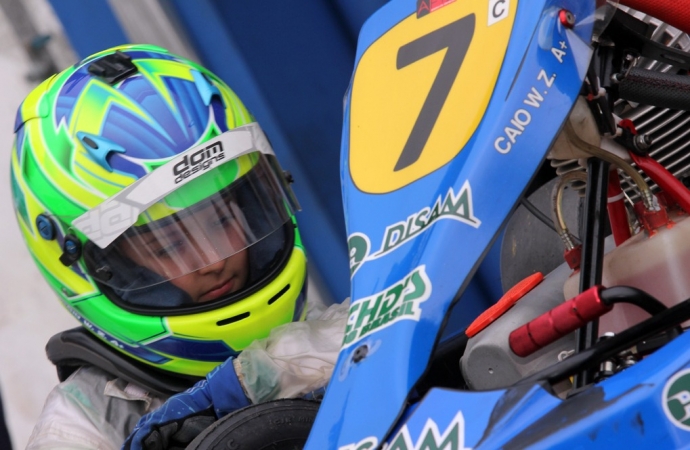Mesmo com os acidentes, Caio Zorzetto diz que o equipamento está bem preparado para o Campeonato Brasileiro de Kart