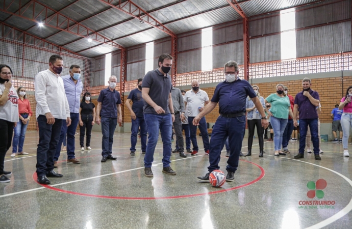 Miniginásio do Portão Ocoí foi oficialmente reinaugurado no sábado em Missal