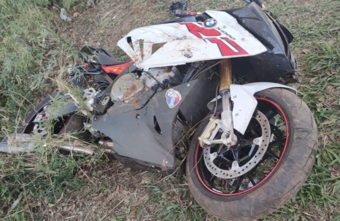 Morador de Itaipulândia morre em grave acidente com moto na BR-277